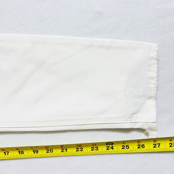 Lucky Brand Women's Bridgette Skinny Distressed White Ankle Jeans Size 8/29 NWOT - Picture 11 of 13